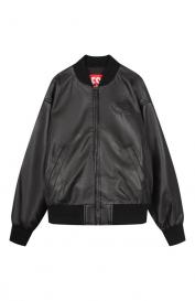 Бомбер из экокожи Diesel