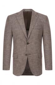 Пиджак из шерсти и шелка Corneliani