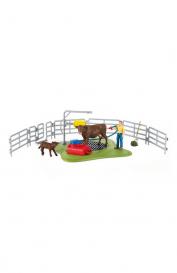 Игрушка Веселая мойка для коровы Schleich