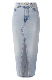 Джинсовая юбка Balmain