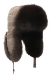 Шапка-ушанка Modern с мехом соболя Black Sable