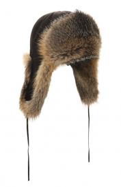 Шапка-ушанка с мехом лисы FurLand
