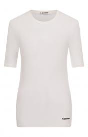 Хлопковая футболка Jil Sander