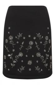 Юбка с отделкой пайетками и бисером Weekend Max Mara