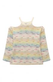 Хлопковый пуловер Dondup Kids