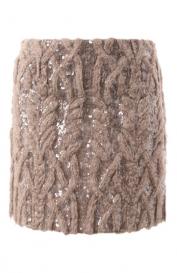 Шерстяная юбка Brunello Cucinelli