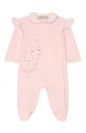 Хлопковый комбинезон Monnalisa