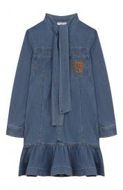 Джинсовое платье Philosophy Di Lorenzo Serafini Kids