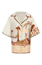 Шелковая рубашка ZIMMERMANN