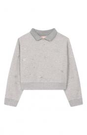 Хлопковый свитшот Elisabetta Franchi la mia bambina