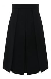Юбка из шерсти и кашемира Prada