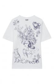 Хлопковая футболка Moschino