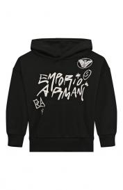 Хлопковое худи Emporio Armani