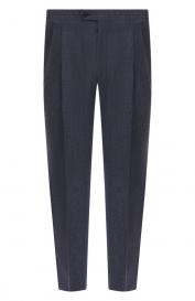 Брюки из шерсти и хлопка Corneliani