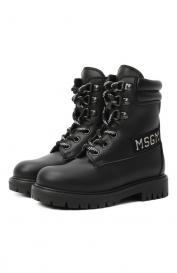 Кожаные ботинки MSGM Kids