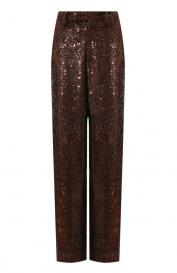 Брюки с отделкой пайетками Giuseppe di Morabito