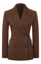 Жакет из хлопка и шерсти Max Mara