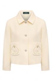 Жакет из шерсти и шелка AKHMADULLINA