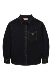 Джинсовая рубашка Elisabetta Franchi la mia bambina