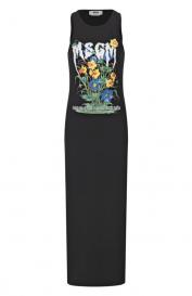 Хлопковое платье MSGM