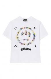 Хлопковая футболка BARROW