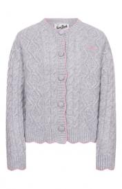 Кардиган из шерсти и вискозы MC2 Saint Barth