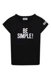 Хлопковая футболка Moschino