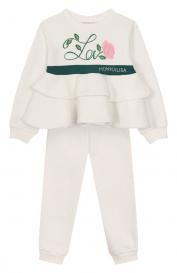 Комплект из свитшота и брюк Monnalisa