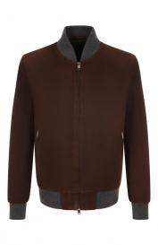 Замшевый бомбер Brioni