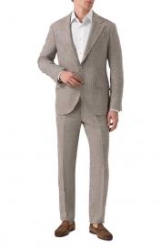 Костюм из шелка и льна Brunello Cucinelli