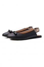 Кожаные балетки N21