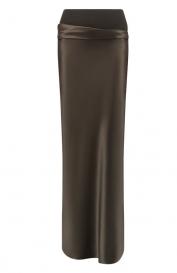 Атласная юбка Nanushka