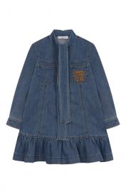 Джинсовое платье Philosophy Di Lorenzo Serafini Kids