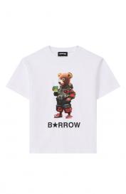 Хлопковая футболка BARROW