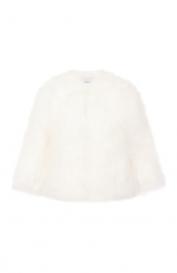 Жакет с отделкой перьями Yves Salomon