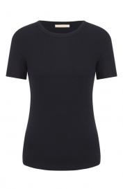 Футболка из хлопка и шелка 12 STOREEZ