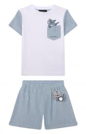 Комплект из футболки и шорт Monnalisa