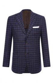 Пиджак из шерсти и шелка KITON