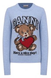 Шерстяной свитер Ganni