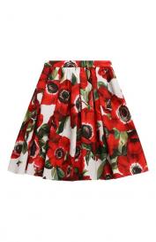 Хлопковая юбка Dolce&Gabbana