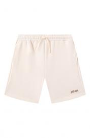 Хлопковые шорты MSGM Kids