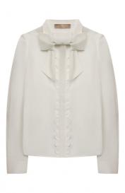 Хлопковая блузка ELIE SAAB JUNIOR