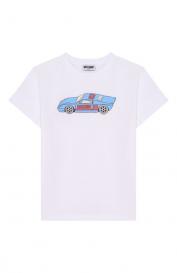 Хлопковая футболка Moschino