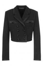 Жакет из шерсти и шелка Dolce&Gabbana