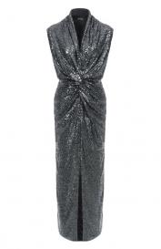 Платье с отделкой пайетками KITON