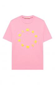 Хлопковая футболка Marni