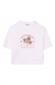 Хлопковая футболка Brunello Cucinelli