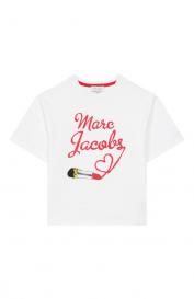 Хлопковая футболка MARC JACOBS (THE)