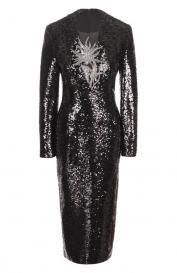 Хлопковое платье с отделкой пайетками YANINA