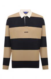 Хлопковое поло HUGO Blue